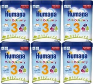 HUMANA 3 NÁSLEDNÉ MLIEKO PO 12 MESIACOCH 6x 650G