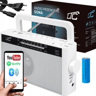 RETRO KUCHYNSKÉ RÁDIO BATÉRIOVÉ BLUETOOTH USB FM