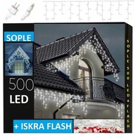 SOPLE 500 LED VONKAJŠIE LAMPY IP44 TRVALÉ + BLESK