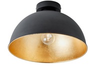 ŠTÝLOVÁ LAMPA - PLAFON - 31 cm - ČIERNA - E27