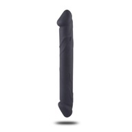 Dvojité silikónové dildo Double Joy 23 cm čierne