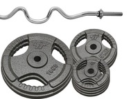 SET 47KG LIATINA HMOTNOST 29MM + KRK 28mm