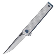 Skladací nôž CRKT 7081 CEO Microflipper - Strieborný