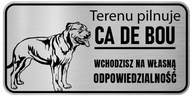 Attention Dog Nerezová plaketa Pes z Malorky