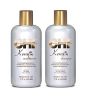 CHI KERATIN SHAMPOO CONDITIONER sada na regeneráciu vlasov 2 x 355 ml