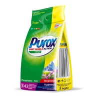 PUROX DIRT SHIELD ACTION UNIVERZÁLNA FARBA + BIELY PRÁŠOK NA PRANIE 3KG