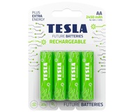 Batéria TESLA GREEN+ HR6 AA 2450mAh 1,2V Ni-MH