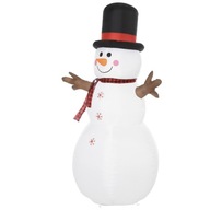 Vianočný nafukovací snehuliak 182 cm