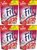 Sante Fit müsli jahodová čerešňa 225g x4