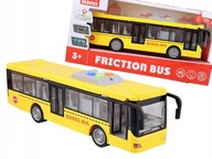 Bus Toy Drive Sound Lights Yellow 30 cm