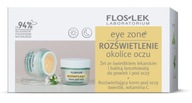 FlosLek EYE ZONE rozjasnenie očného okolia gél + krém SET 10g + 15ml