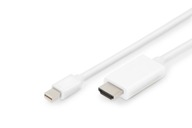 Adaptérový kábel Displayport 1.2 Typ miniDP/HDMI A 2m