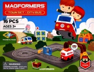 MAGFORMERS TOWN SET CITY BUS 16 ELEMENTS