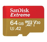 Sandisk Extreme Micro SDXC 64GB 160MB/s A2 V30