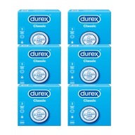 DUREX SET klasických kondómov 6 x 3 ks B