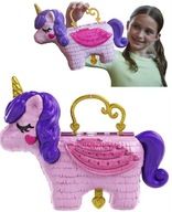 Polly Pocket Set Unicorn taška na prekvapenie s príslušenstvom GVL88