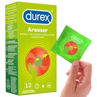 Durex Arouser rebrované kondómy 12 ks.