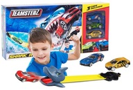 TEAMSTER SHARK ATTACK SET, dráha, odpaľovacie zariadenie, 3 autá