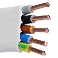 Elektrický inštalačný kábel 5x4 – 20m.