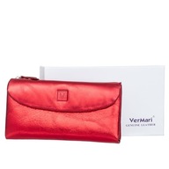 Dámska kožená peňaženka VerMari Glamour Red
