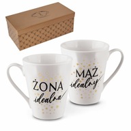 Porcelánové hrnčeky Dokonalý manžel Dokonalá manželka 300 ml