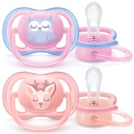 AVENT ULTRA AIR ukľudňujúci cumlík 0-6m + PUZDRO