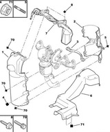 KRYT KATALYZÁTORA CITROEN C1, C2, C3, NEMO/ PEUGEOT 1007, 206, 207, 307,