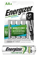 4x ENERGIZER R6/AA NI-MH BATÉRIE 2300mAh