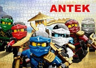 PUZZLE NINJAGO + MENO DIEŤAŤA ZADARMO A3 - 252 ks