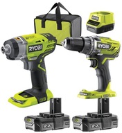 RYOBI SET SKRUTKOVAČA TAŠKA SKRUTKOVAČA 18V 2x2Ah