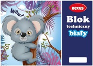 TECHNICKÝ BLOK BIELY REXUS A4 10 LISTOV