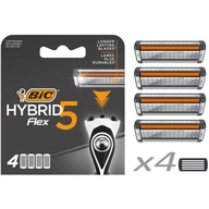 Náplne do žiletiek BIC HYBRID FLEX, 5 čepieľok, 4 kusy