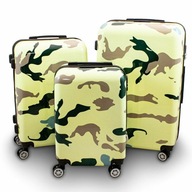 Sada kufrov KUFOR M+L+XL CAMO Luggage Travel