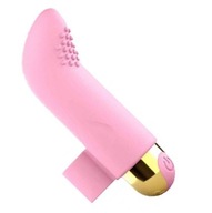 SEX VIBRATOR KLITORÁLNY MASÁŽ PRE PRSTY 30 FUNK RUŽOVÝ