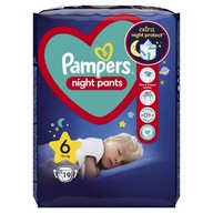 Plienky Pampers Night Pants veľkosť 6 15 + kg