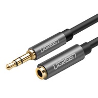 AUDIOVÝ PREdlžovací kábel UZELENÝ KONEKTOR 3,5MM 5 METROV