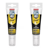 SOUDAL MONTÁŽNE LEPIDLO FIX ALL TURBO 125ML FAST X2