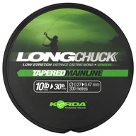 Vlasec na lov kaprov Silný Korda LongChuck Tapered 0,30-0,47 mm 300 m