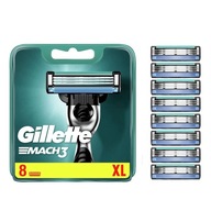 Gillette Mach3 8x originálne kazety do žiletiek a nožov