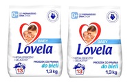 Lovela Baby Prací prášok 2x1,3kg Biely