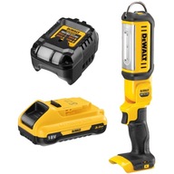 Nabíjacia LED baterka 18V 300/1000lm DeWALT DCL050 + 1x3Ah + nabíjačka