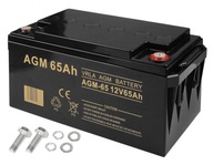 AGM BATTERY VOLT POLSKA VRLA 65AH UPS INVERTOR MENITOR