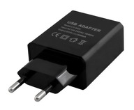 1x USB 5V/3A DC napájací adaptér čierny