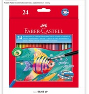 Akvarelové ceruzky Faber-Castell 24 farieb