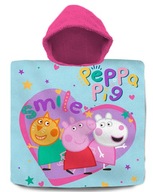 PONČO PLÁVANIE 60x120cm - PEPPA PIG