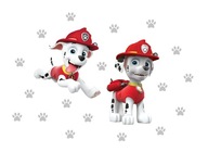 Nálepky na stenu Paw Patrol MARSHALL