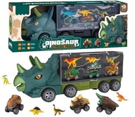 Veľké nákladné auto odťahové vozidlo s kufrom na pohon Autá Dinosaury DINOSAUROVÉ POHYBNÉ FÓRKY