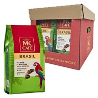 8 x zrnková káva MKCafe Brasil 400 g 100% Arabica, sladkej a jemnej chuti