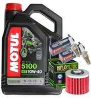 SADA MOTUL 5100 10W40 4L FILTER HF145 ZÁSTRČKY YAMAHA TDM850 91-01