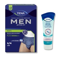 TENA MEN PANTS PLUS modré savé nohavičky pánske S/M 30ks balzam 20ml